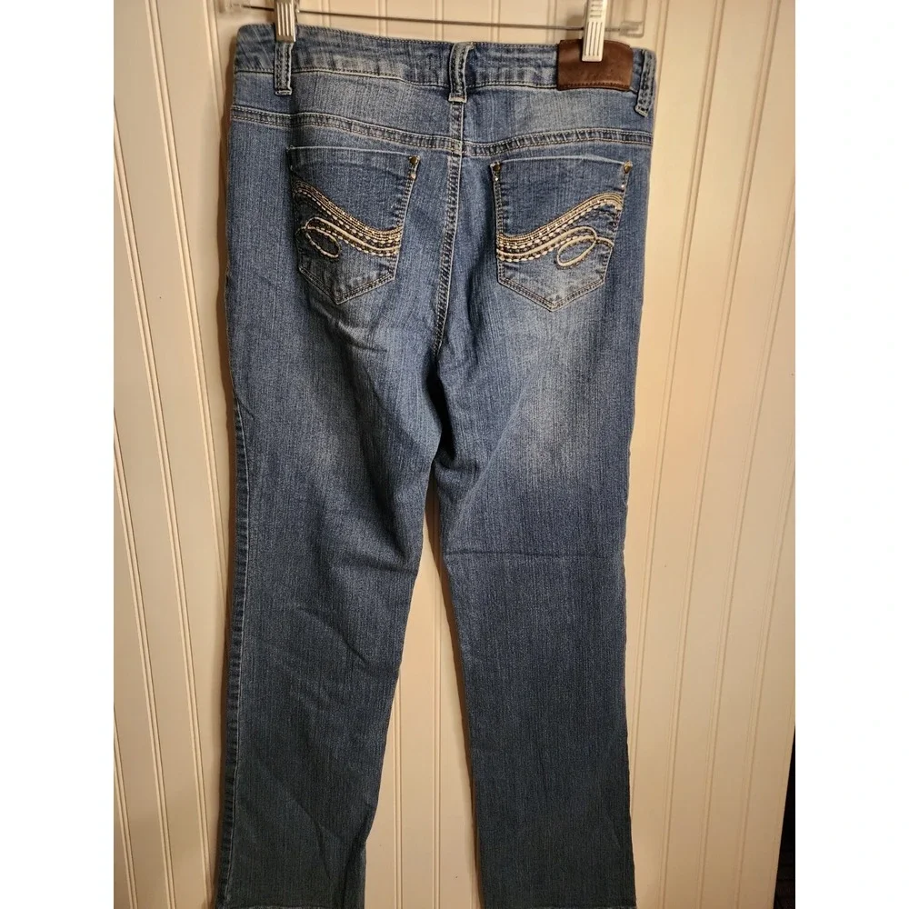 BACCINI Jeans Embellished Pockets Women's Size‎ 8 Jeans Blue